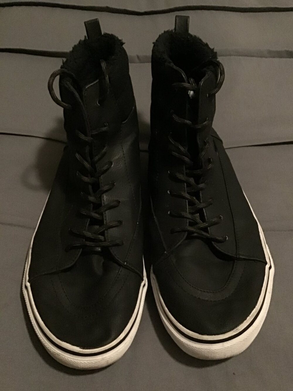 Men's High-Top Sneakers – Size 10.5 – Black